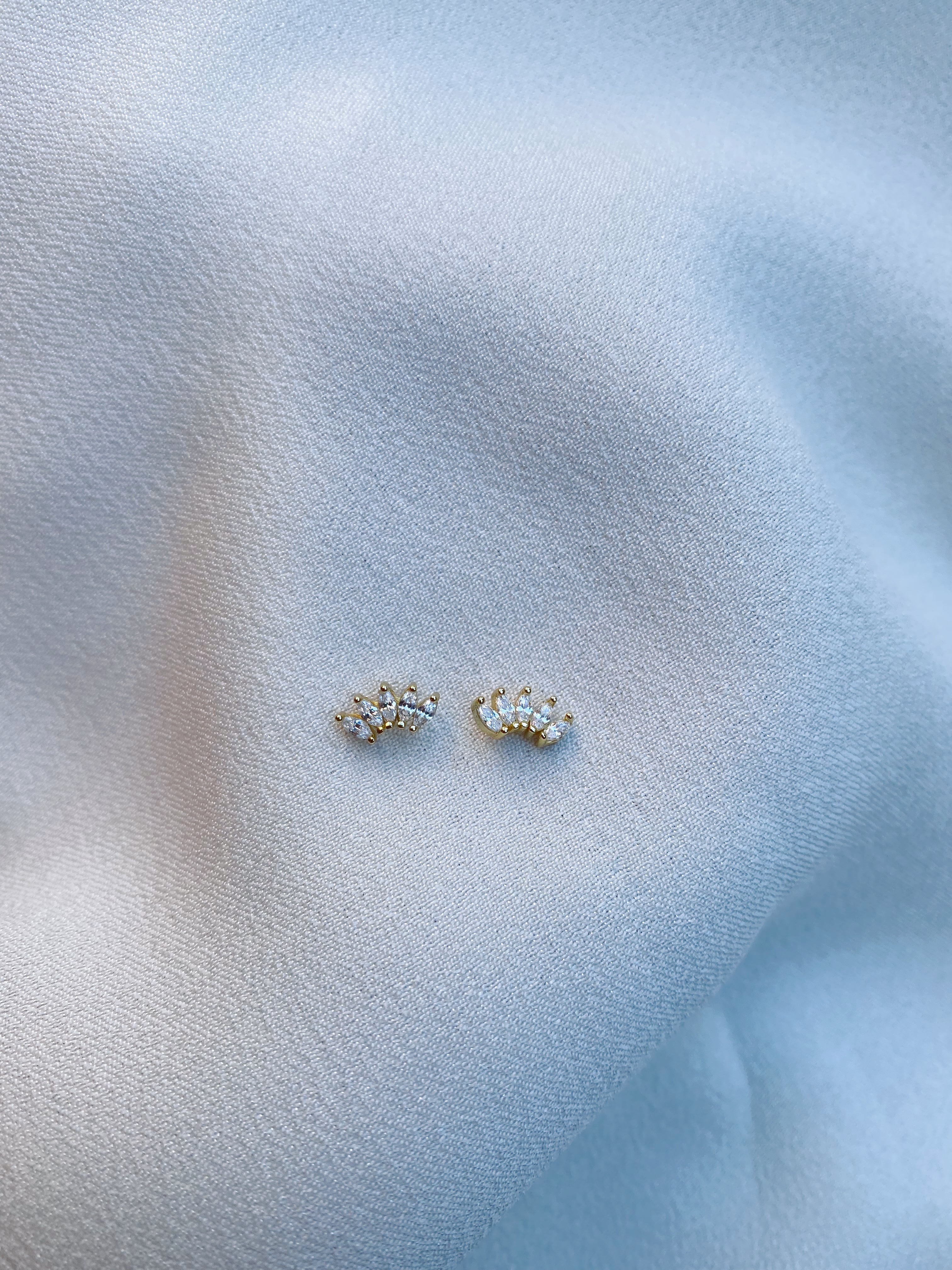 Marquise Cluster Studs
